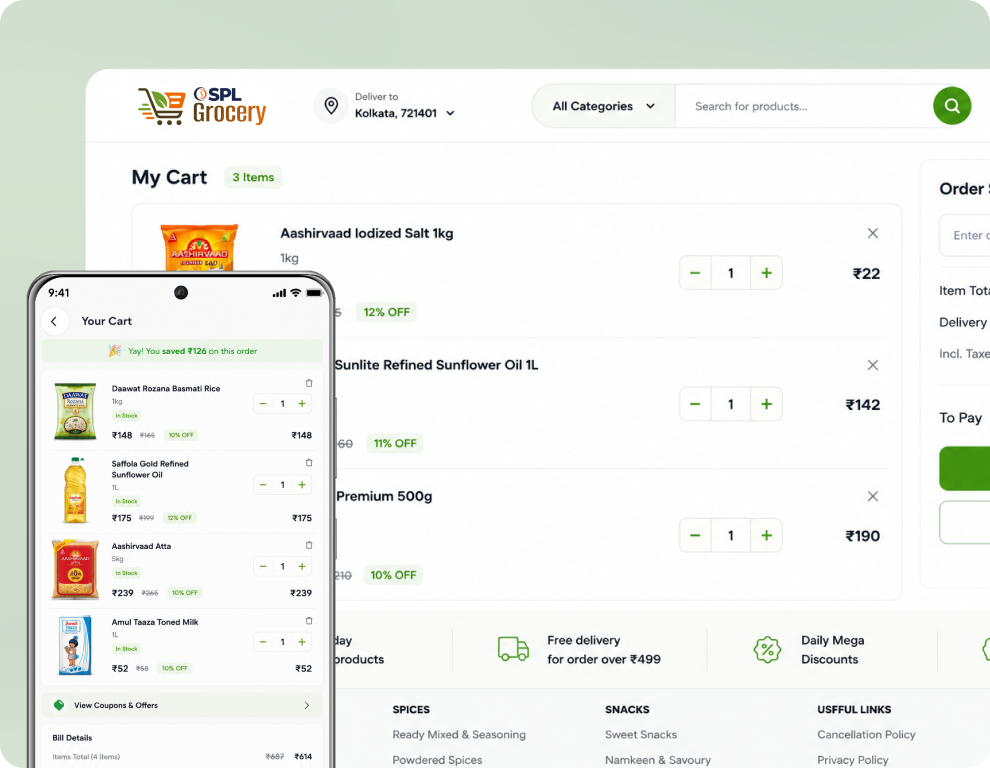 Cart & Slot Checkout