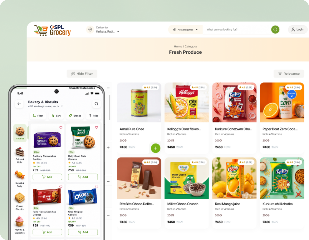 Product Listing & Filter