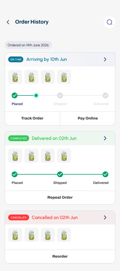 Pharmacy app screen