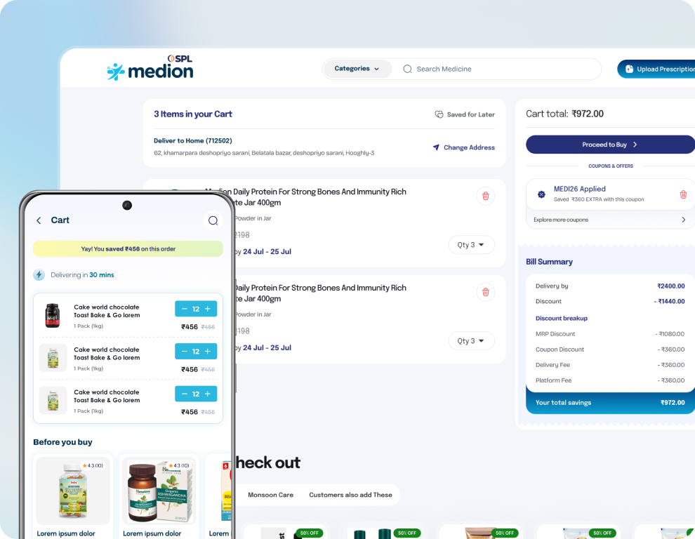 Prescription Cart Checkout