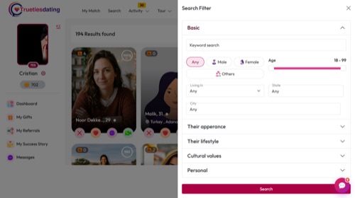 Search & Filter