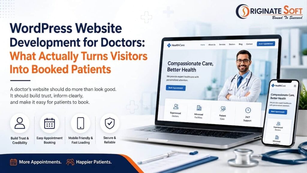 WordPress website development for doctors